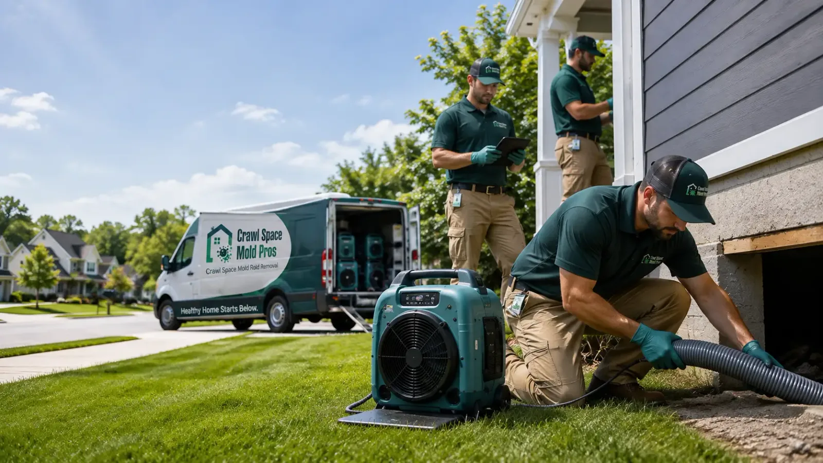 Crawl Space Mold Removal in College Station, TX